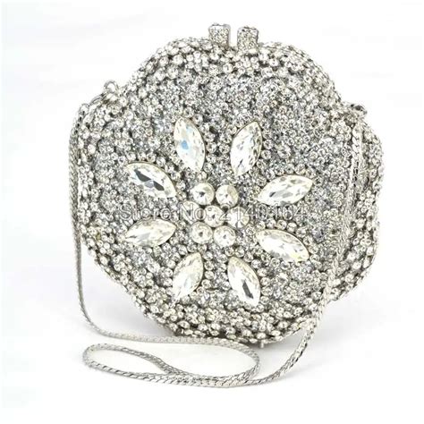 Metal Crystal Evening Bag 